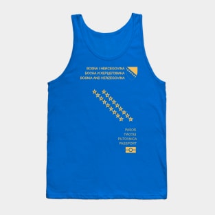 Bosnia Passport Tank Top